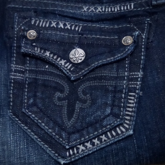Rock Revival Women's 26 Bootcut Holly Embellished Embroidered NWT - Picture 4 of 13